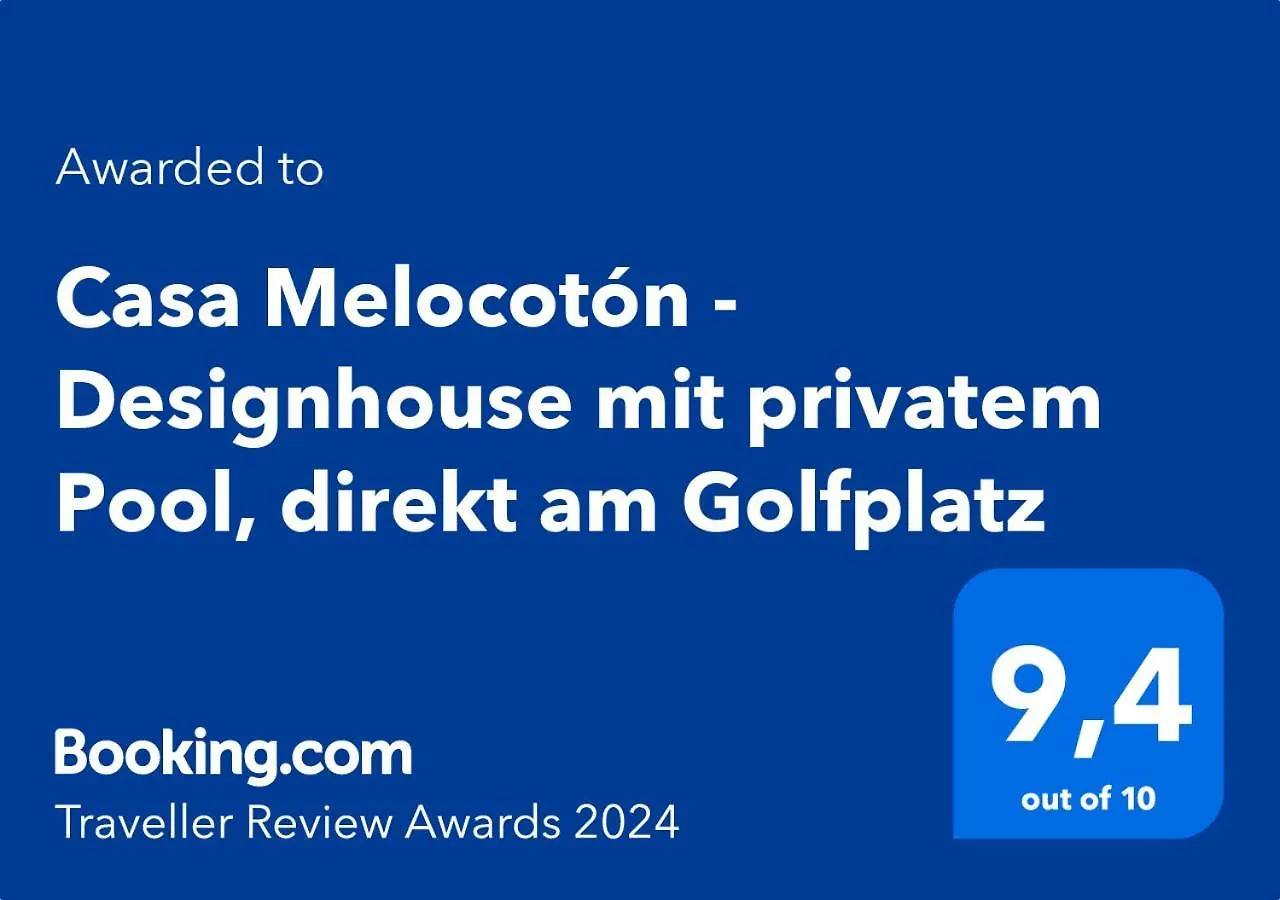 Casa Melocoton - Designhouse Mit Privatem Pool, Direkt Am Golfplatz Villa Caleta De Velez Spain